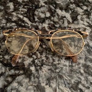 Cazal vintage gold eyeglasses